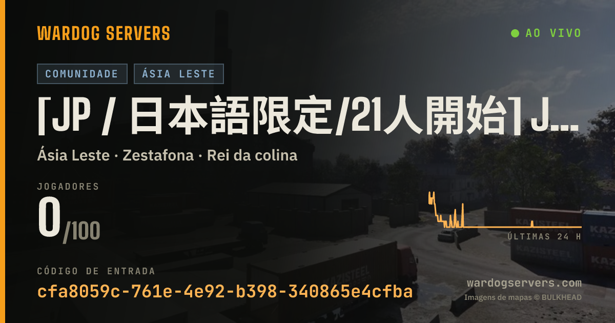 Banner de status ao vivo de [JP / 日本語限定/21人開始] JPN KURO-NEKO FIELD
