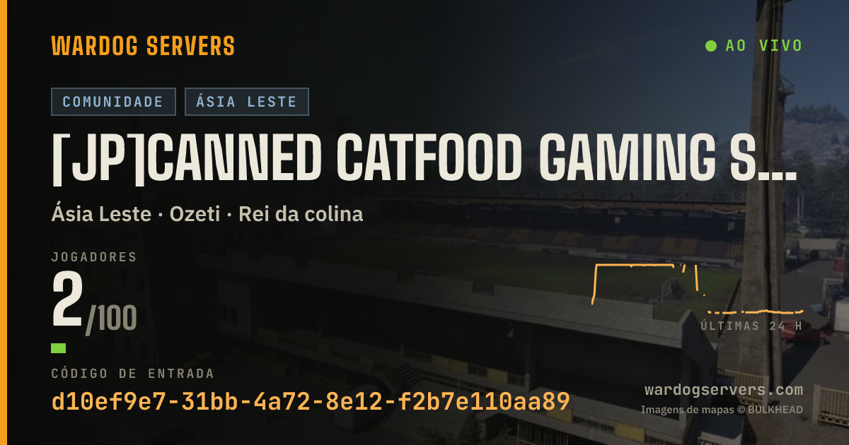 Banner de status ao vivo de [JP]Canned Catfood Gaming Server[日本]