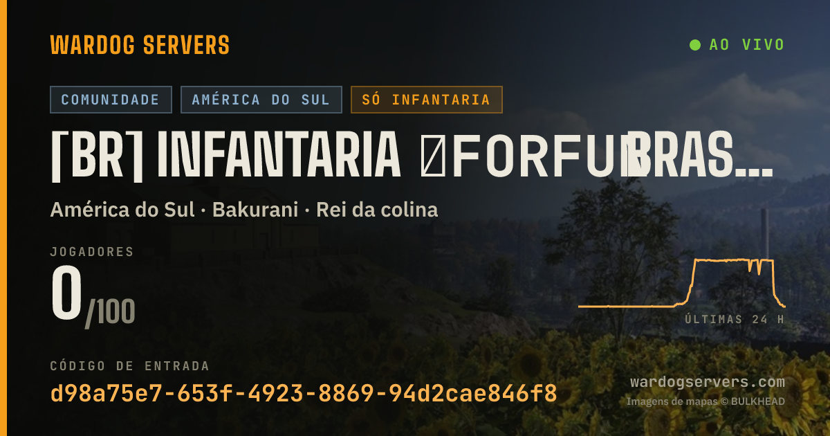 Banner de status ao vivo de [BR] Infantaria ★FORFUN BRASIL★forfunbrasil.com.br