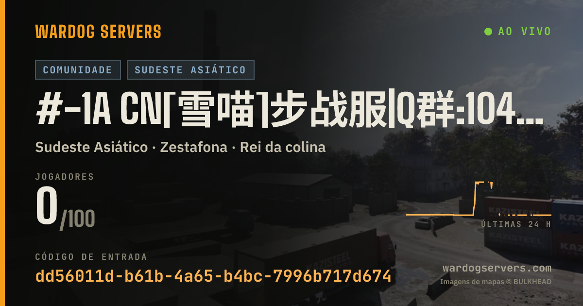Banner de status ao vivo de #-1A CN[雪喵]步战服|Q群:1040615795|动态天气|禁武装载具禁狙禁断补给|Vac墙 社区联Ban