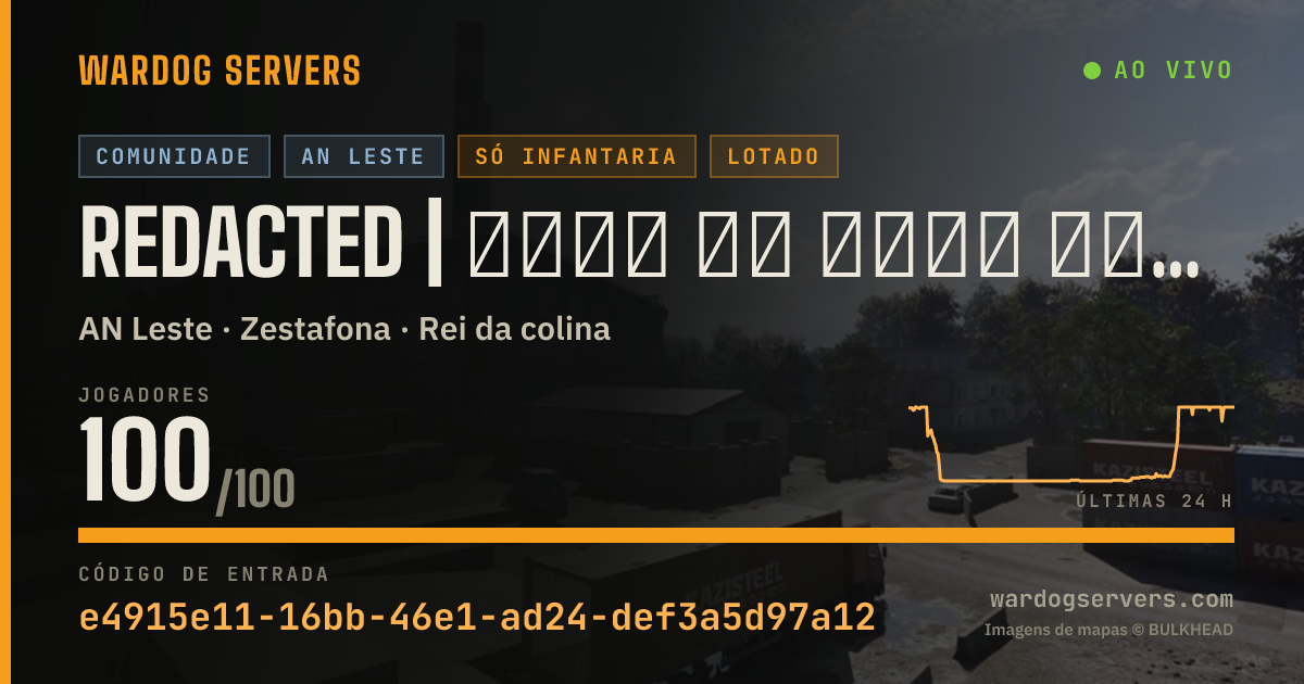 Banner de status ao vivo de REDACTED | 🅹🅾🅸🅽 🅾🆁 🆈🅾🆄🆁 🅶🅰🆈 | 50v50 | ⚠️ GL BANNED