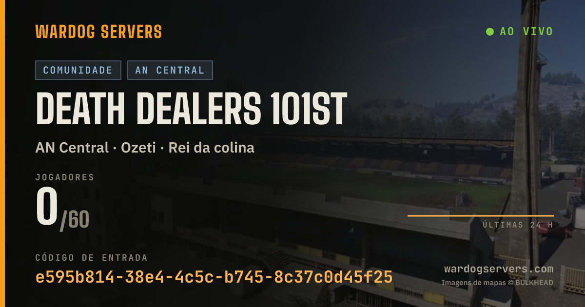 Banner de status ao vivo de Death Dealers 101st