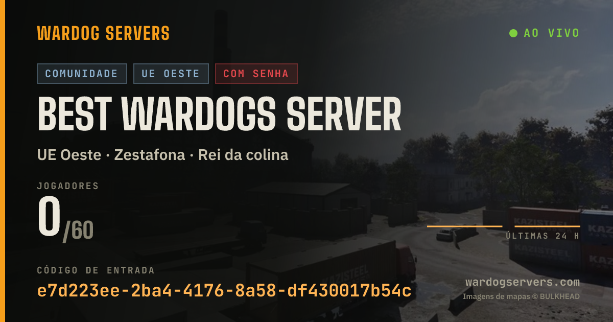 Banner de status ao vivo de Best Wardogs Server