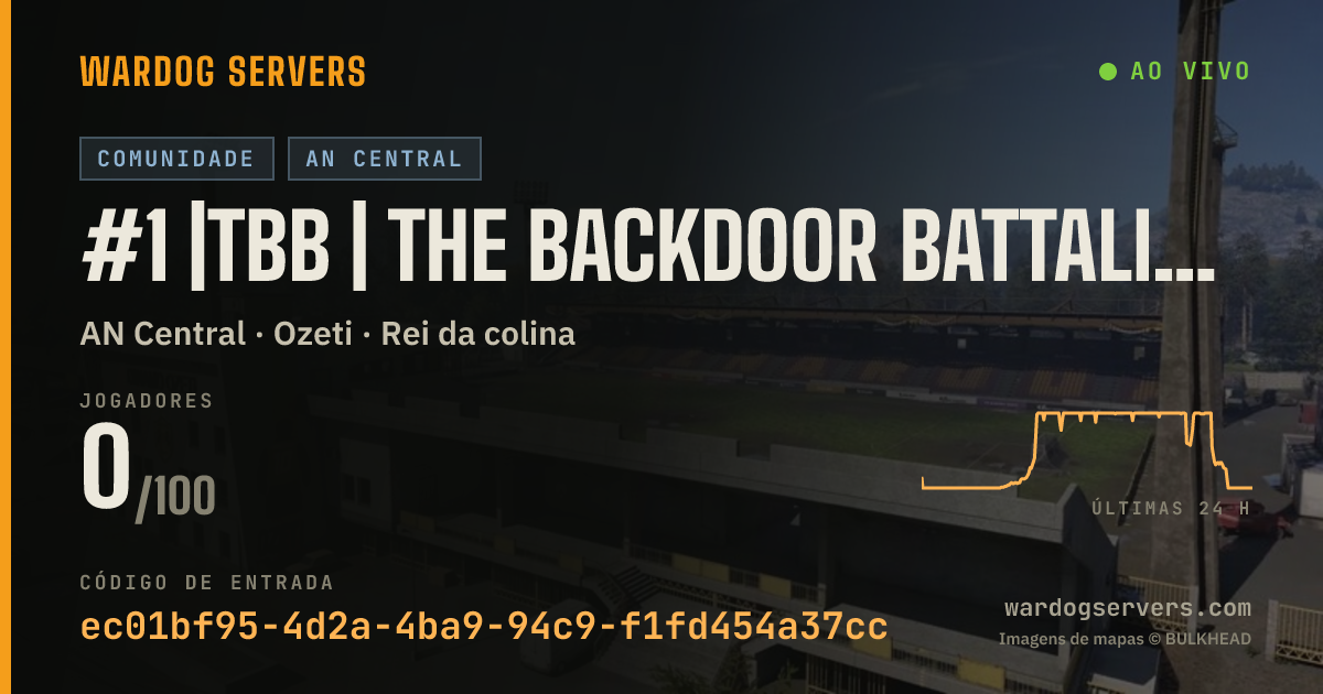 Banner de status ao vivo de #1 |TBB | The Backdoor Battalion - Boosted Cash - Active Admins