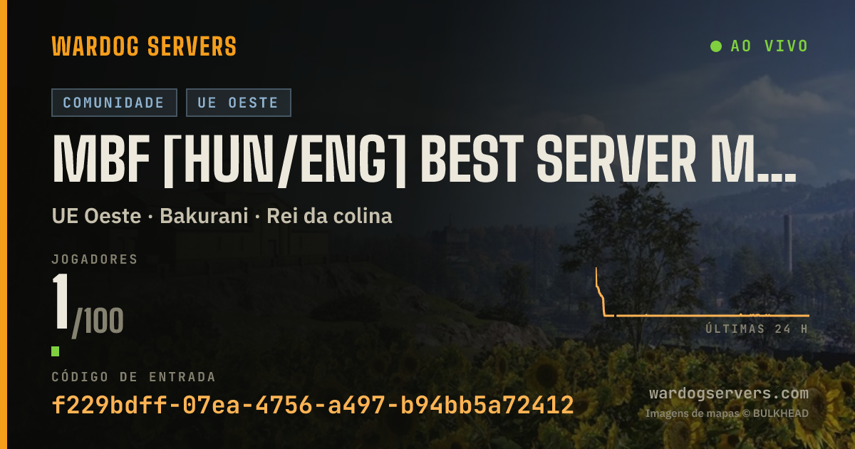 Banner de status ao vivo de #1 OFFICIAL HUNGARIAN WARDOGS SERVER [mikrofON]