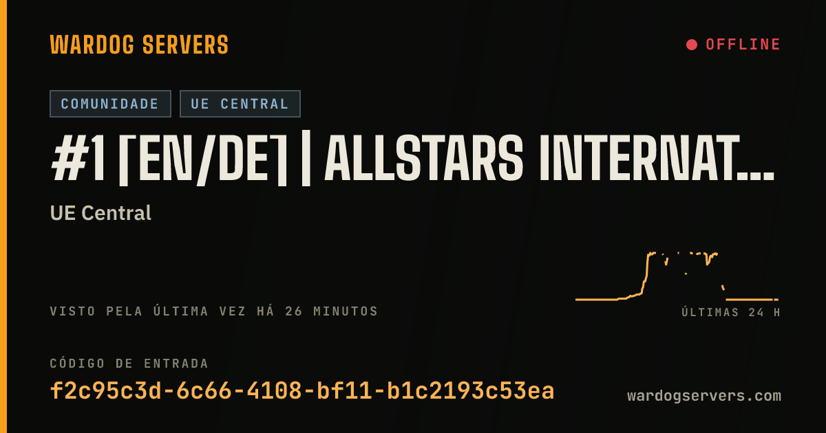 Banner de status ao vivo de #1 [EN/DE] | Allstars International | discord.gg/allstars-intern