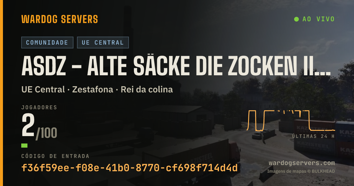 Banner de status ao vivo de ASDZ - Alte Säcke Die Zocken II | DE | GER