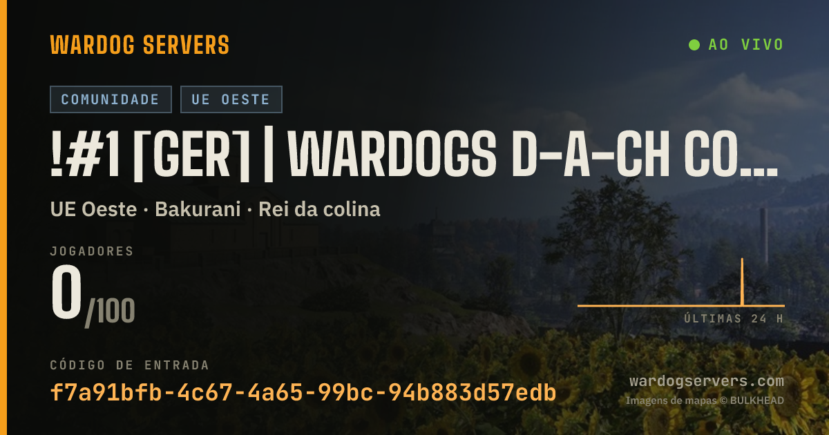 Banner de status ao vivo de !#1 [GER] | Wardogs D-A-CH Community