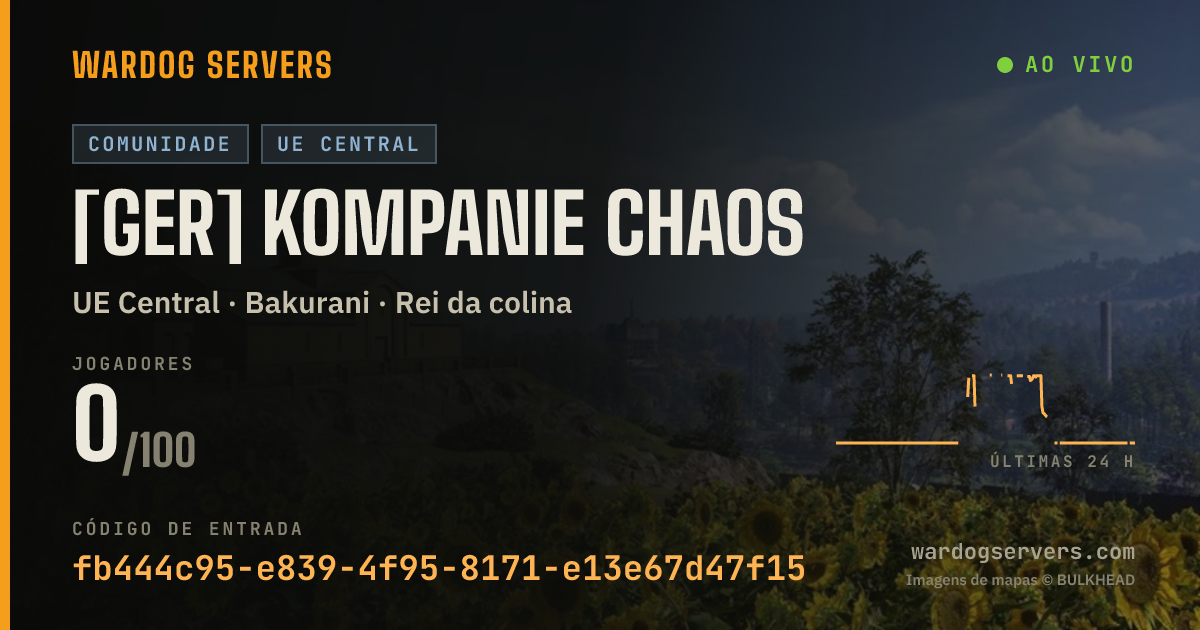 Banner de status ao vivo de [GER] Kompanie Chaos
