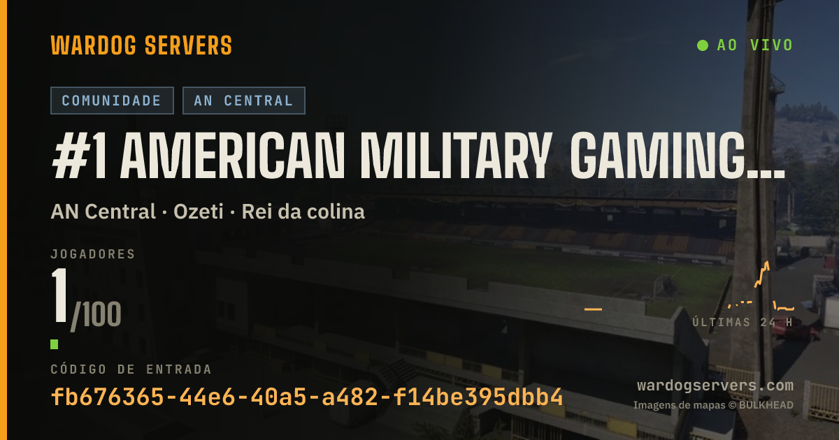 Banner de status ao vivo de #1 American Military Gaming Org RegimentGG1| discord.gg/regiment