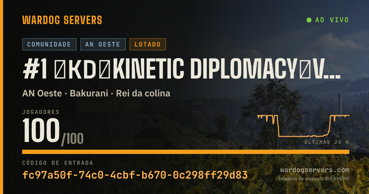 Banner de status ao vivo de #1 ΞKDΞ Kinetic Diplomacy︱Vet/1st Responder PRIO Q