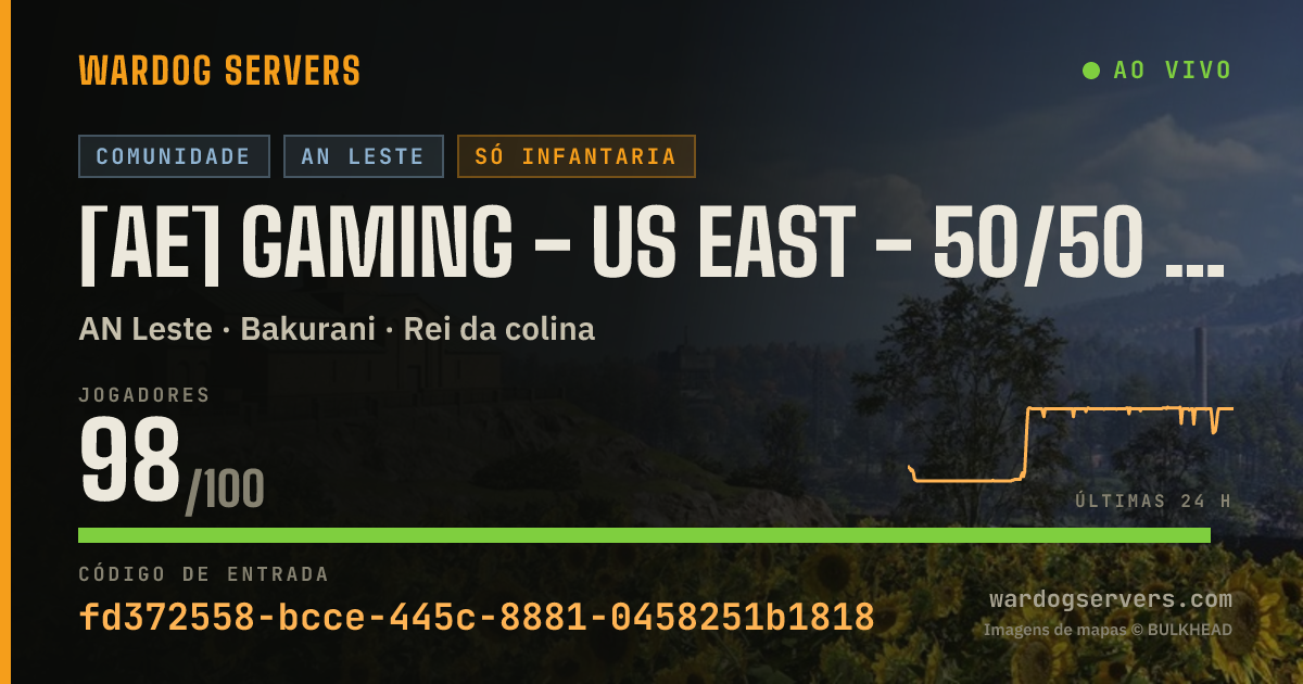 Banner de status ao vivo de [AE] GAMING - US EAST - 50/50 NOGL #4 - AERECRUIT.COM