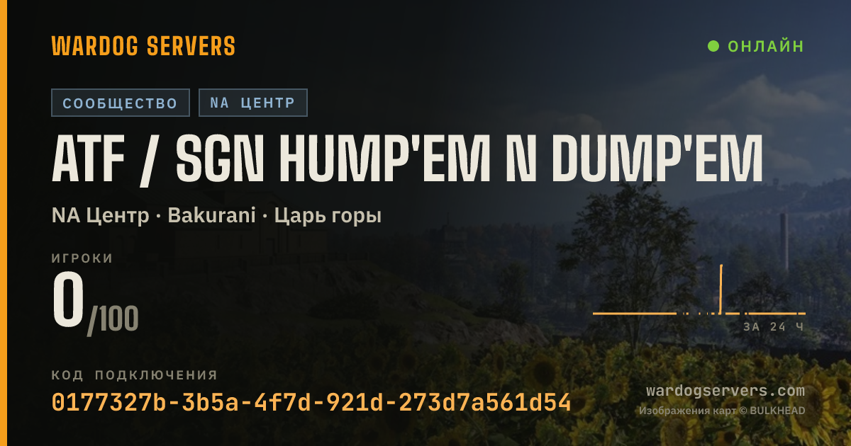Баннер статуса сервера ATF / SGN Hump'em N Dump'em