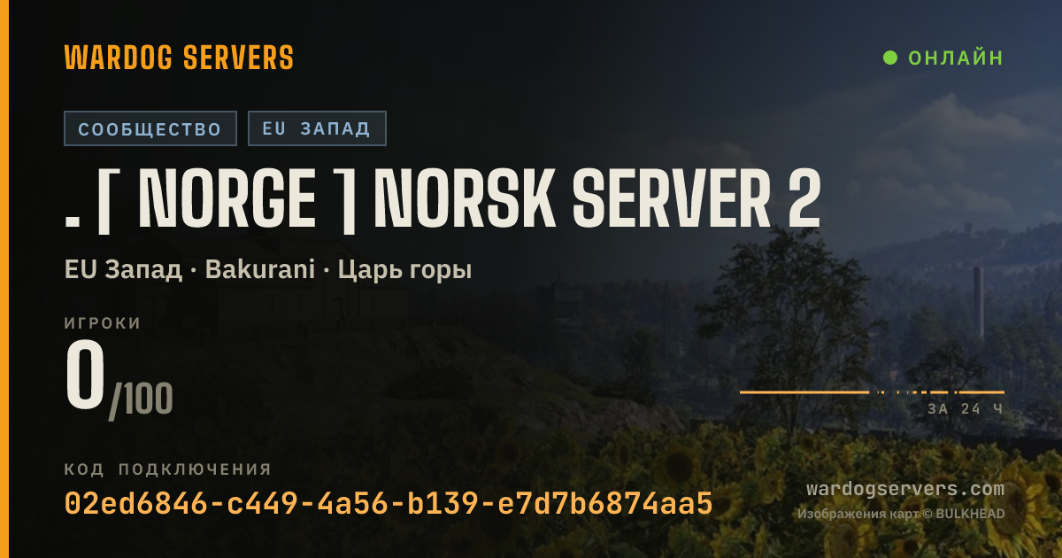 Баннер статуса сервера . [ NORGE ] NORSK SERVER 2