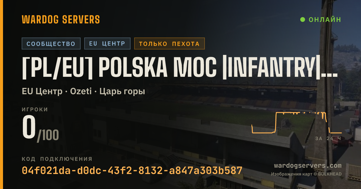 Баннер статуса сервера [PL/EU] POLSKA MOC |INFANTRY| 50 vs 50 |discord.gg/polskamoc #2