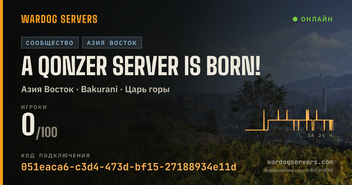Баннер статуса сервера A Qonzer Server Is Born!