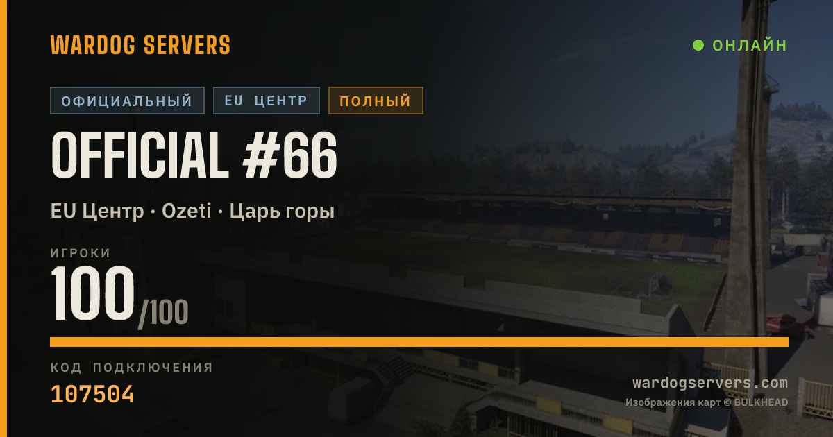 Баннер статуса сервера Official #66