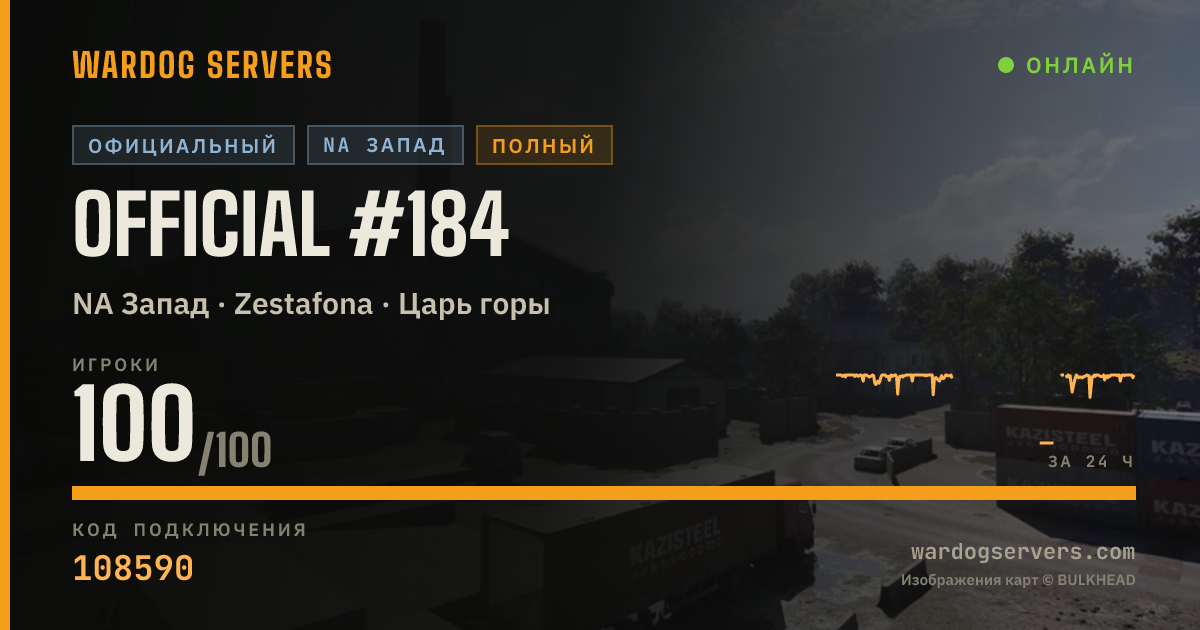 Баннер статуса сервера Official #184