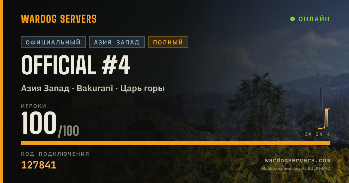 Баннер статуса сервера Official #4