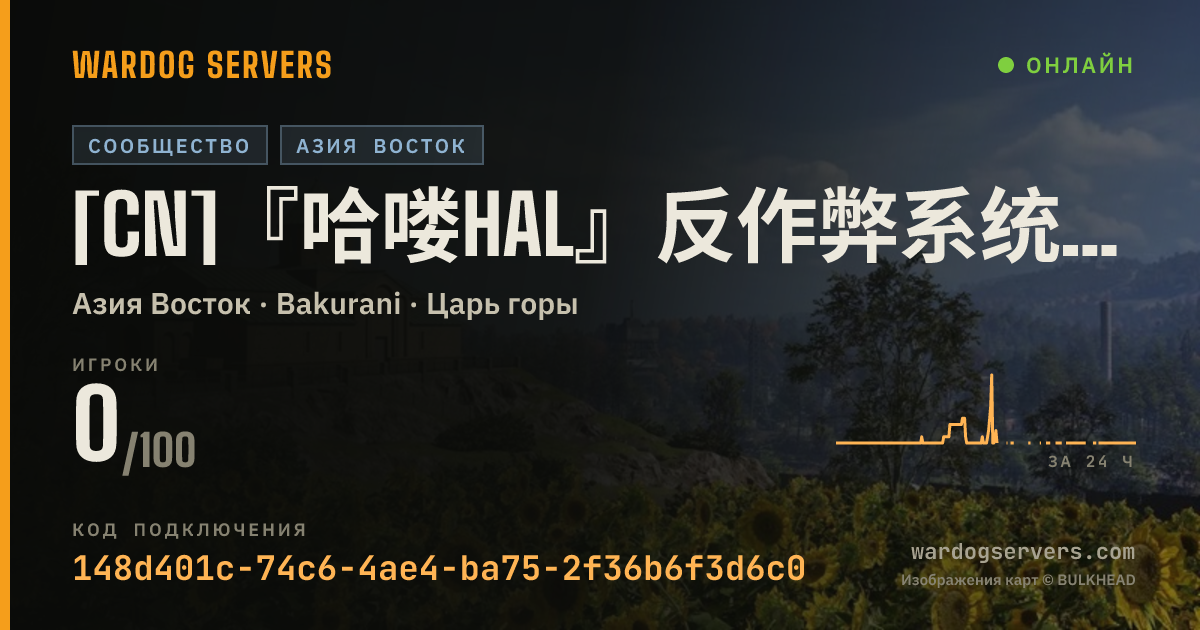 Баннер статуса сервера [CN]『哈喽HAL』反作弊系统丨YY：15117 QQ群：737610738