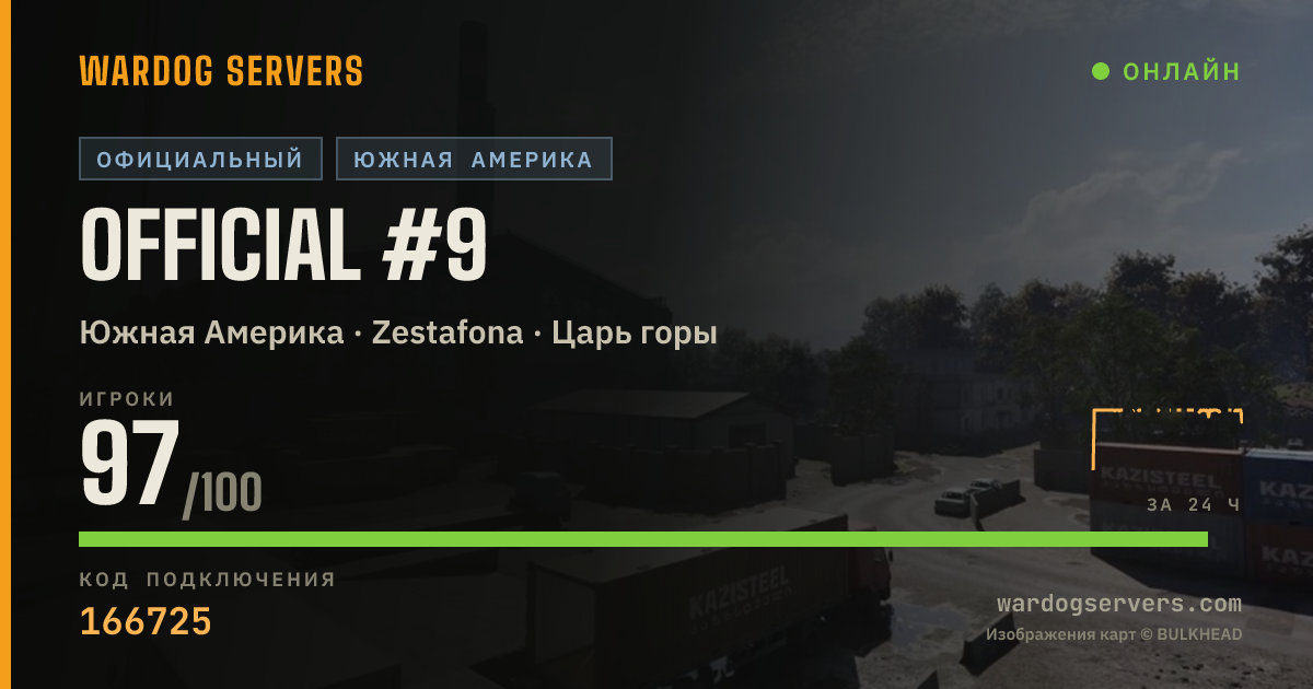 Баннер статуса сервера Official #9