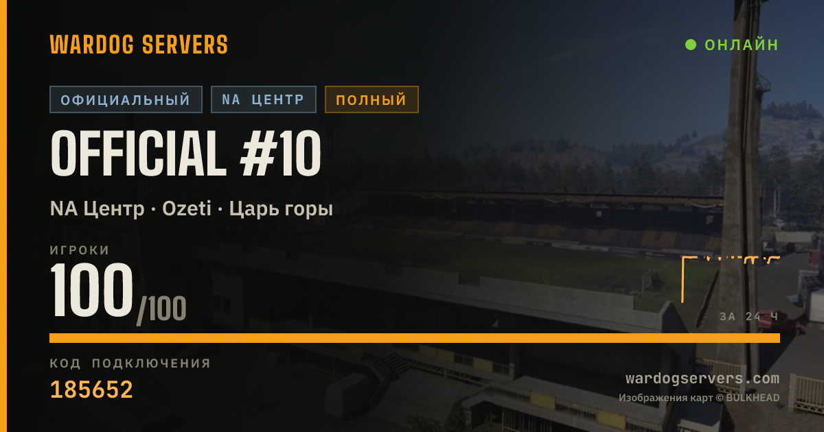 Баннер статуса сервера Official #10