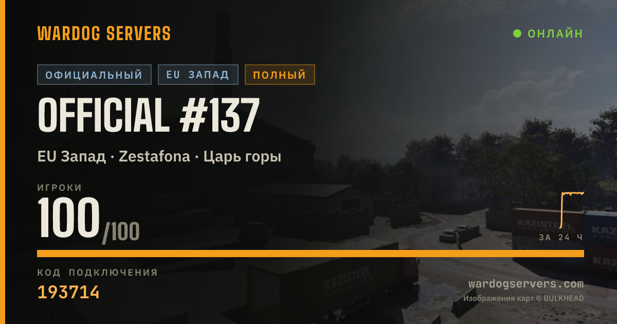 Баннер статуса сервера Official #137