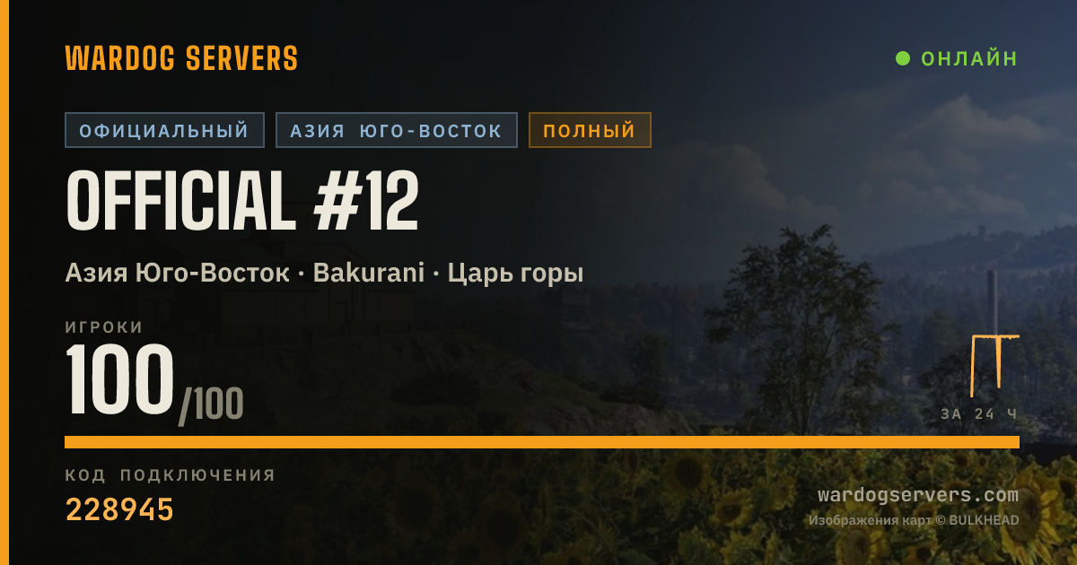 Баннер статуса сервера Official #12