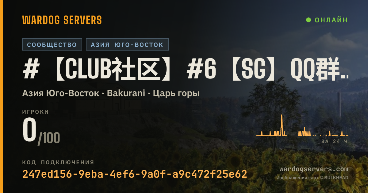 Баннер статуса сервера #【Club社区】#6【SG】QQ群1102650986|50v50|Oopz:008116