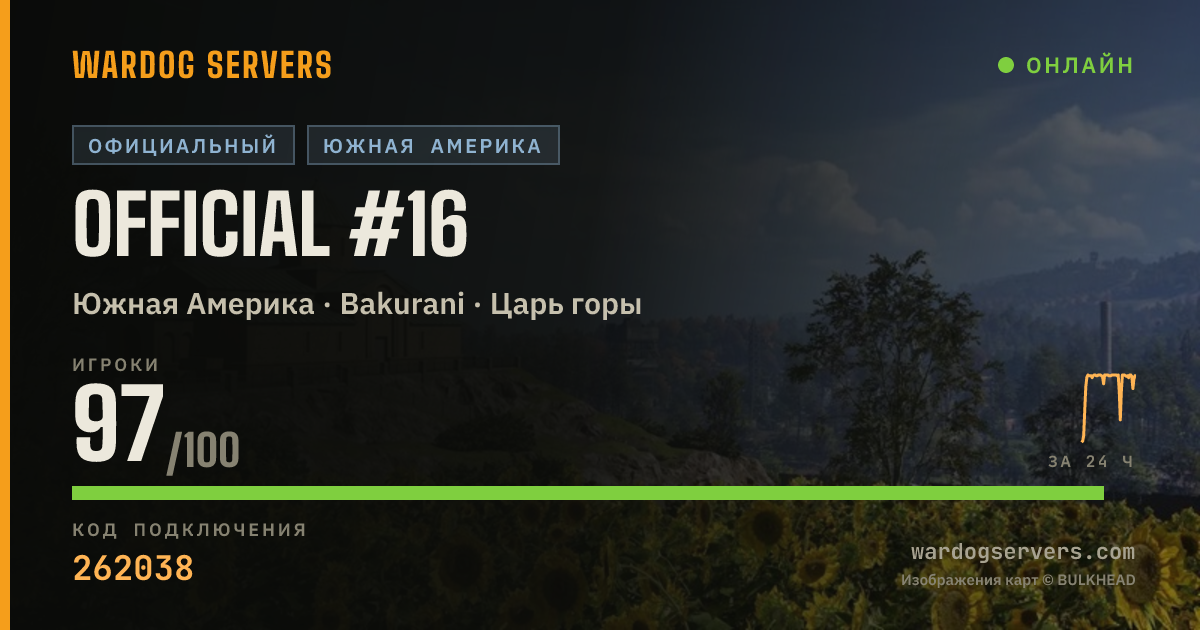 Баннер статуса сервера Official #16