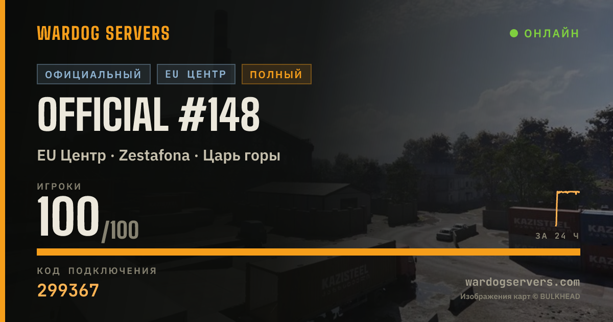 Баннер статуса сервера Official #148