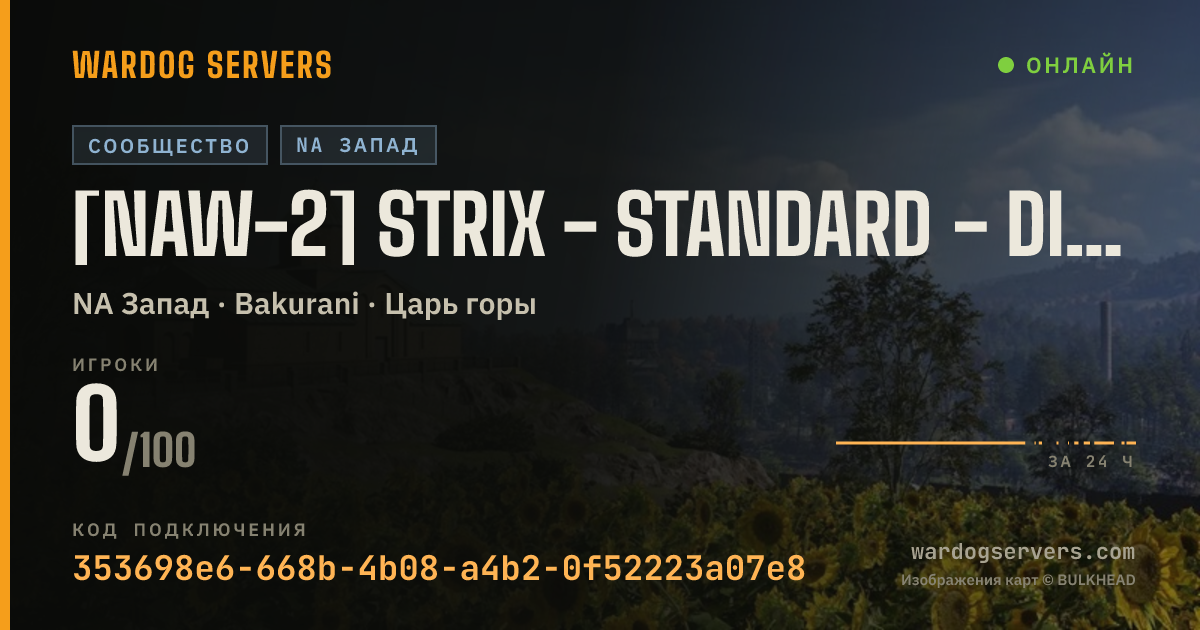 Баннер статуса сервера [NAW-2] Strix - Standard - discord.gg/strixgg