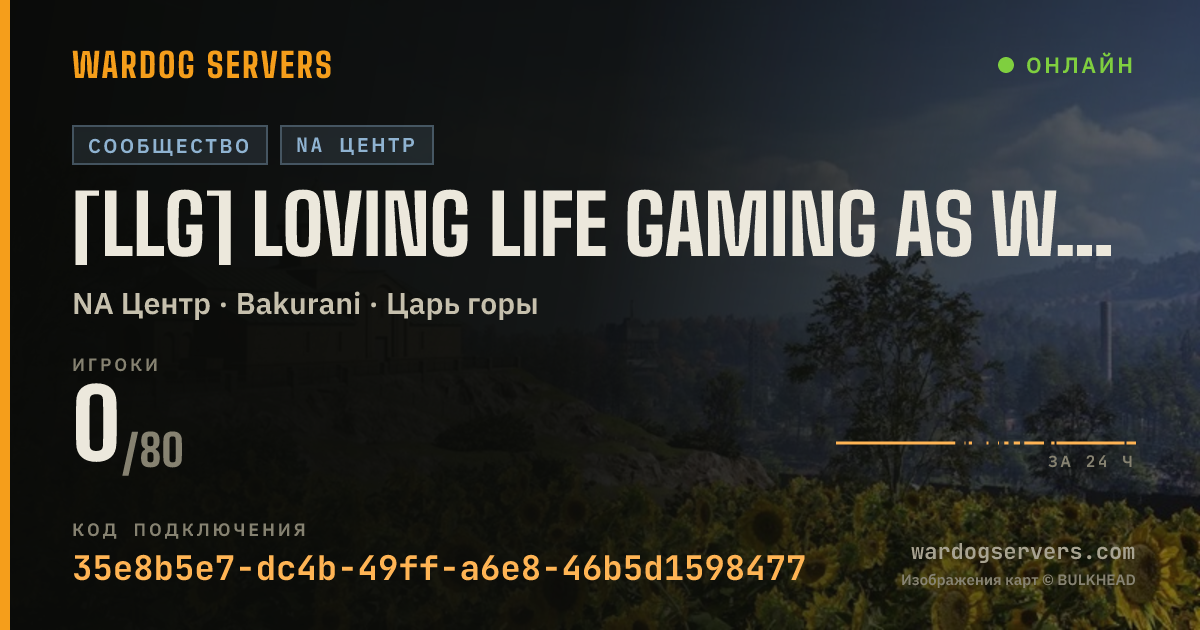 Баннер статуса сервера [LLG] Loving Life Gaming as Wardogs