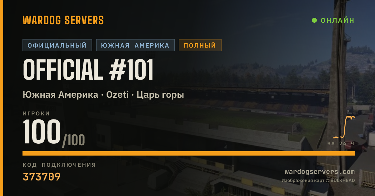 Баннер статуса сервера Official #101