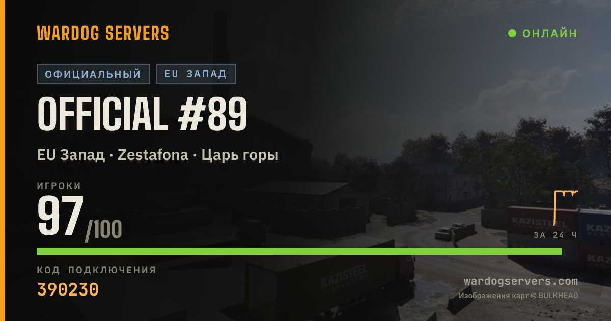Баннер статуса сервера Official #89