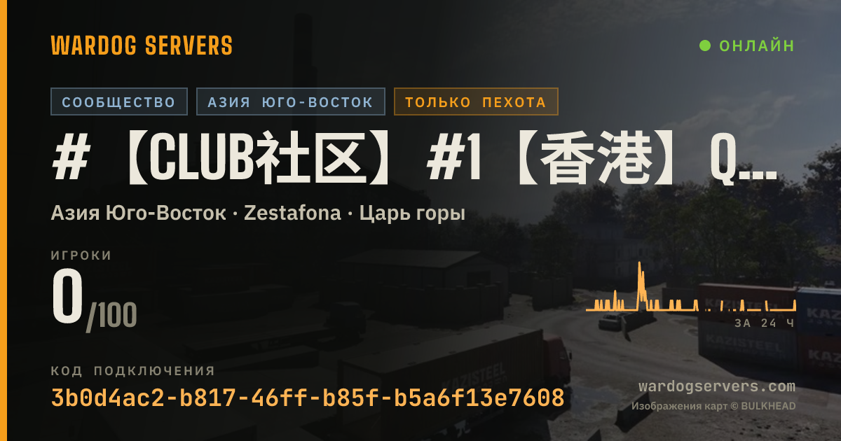 Баннер статуса сервера #【Club社区】#1【香港】QQ群1102650986|轻步战土木（允许免费武器及C4）·禁止武装载具|Oopz:008116