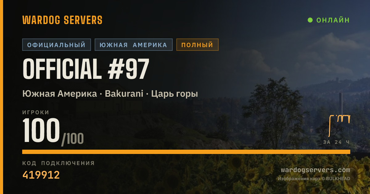 Баннер статуса сервера Official #97