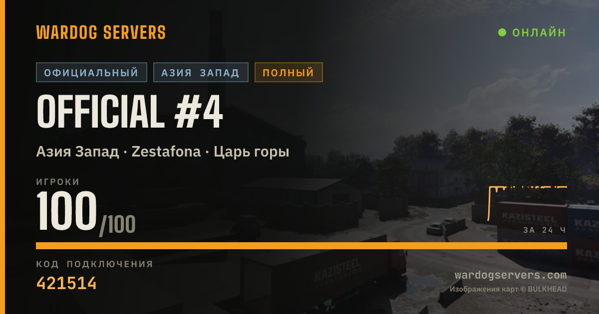 Баннер статуса сервера Official #4