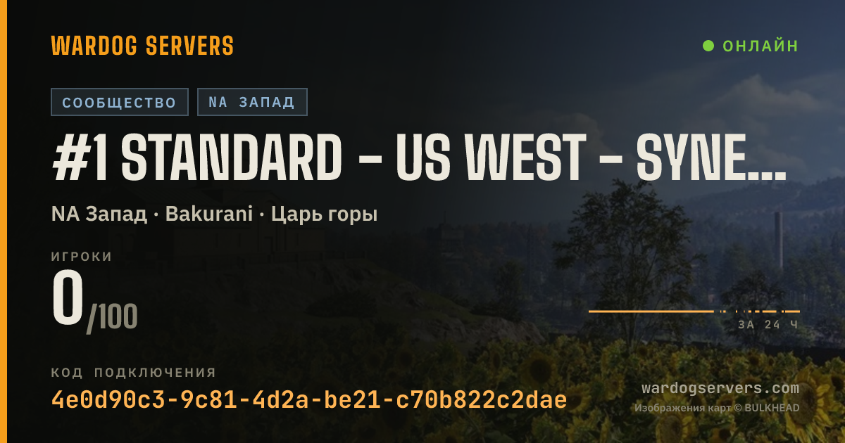Баннер статуса сервера #1 Standard - US West - Synergy | discord.synergyorigin.com