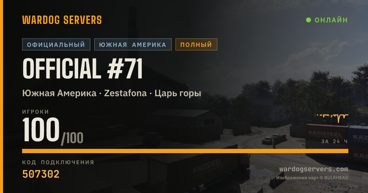 Баннер статуса сервера Official #71