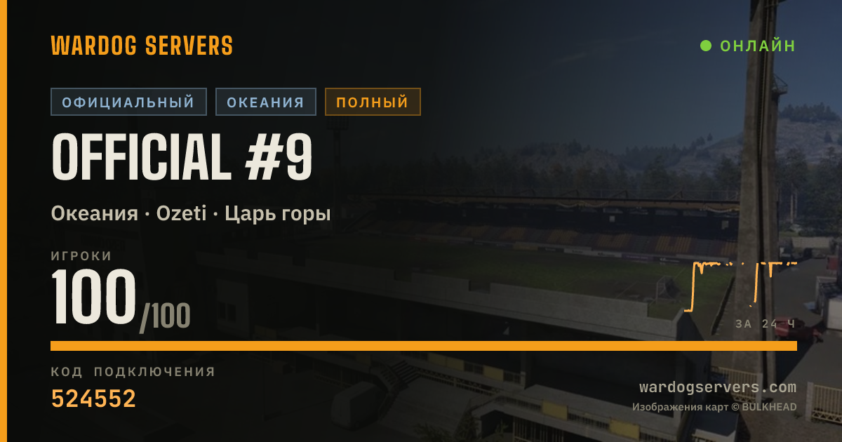 Баннер статуса сервера Official #9