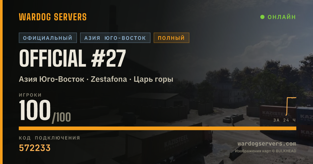 Баннер статуса сервера Official #27