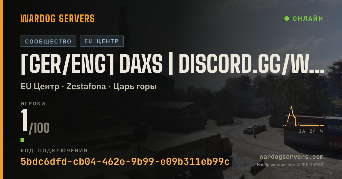 Баннер статуса сервера [GER/ENG] DAXS | discord.gg/WE69t4wB5q