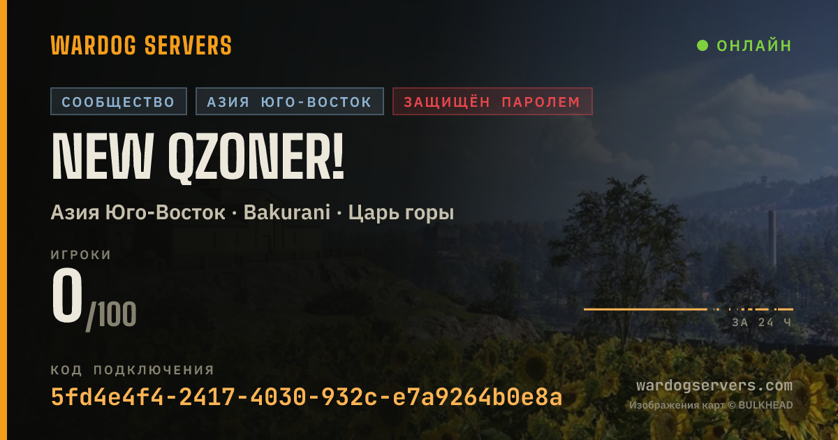 Баннер статуса сервера New Qzoner!
