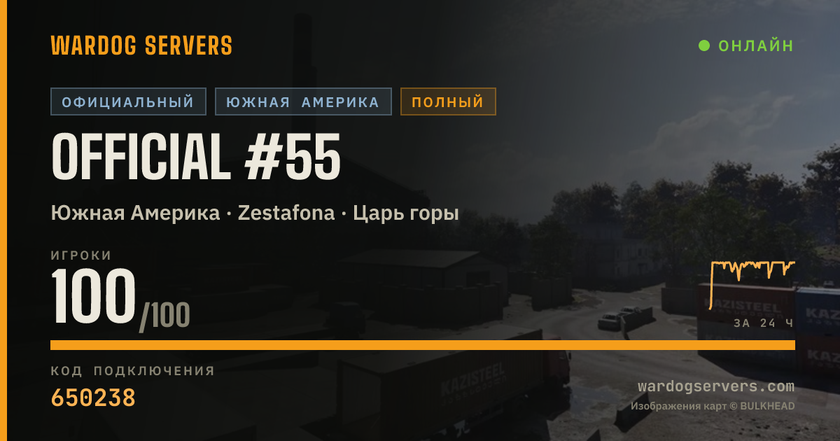 Баннер статуса сервера Official #55