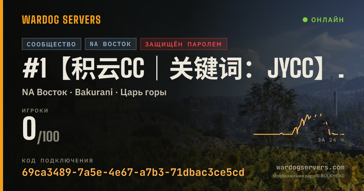 Баннер статуса сервера #1【积云CC｜关键词：JYCC】QQ群973280631