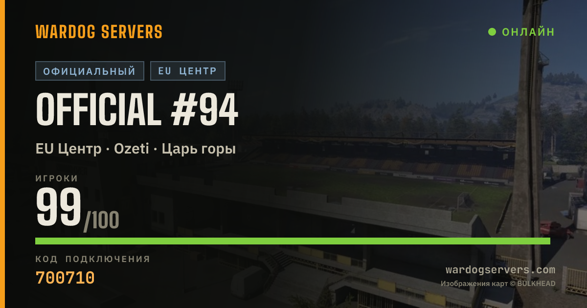 Баннер статуса сервера Official #94
