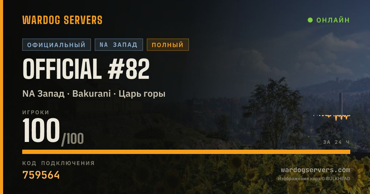 Баннер статуса сервера Official #82