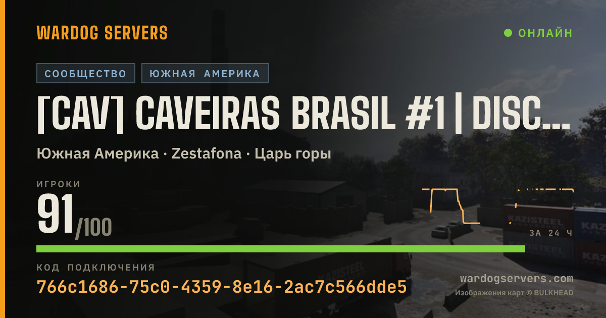 Баннер статуса сервера [CAV] CAVEIRAS BRASIL #1 | discord.gg/caveiras