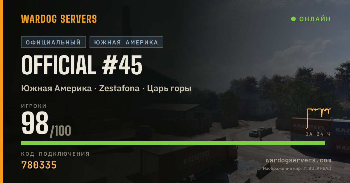 Баннер статуса сервера Official #45